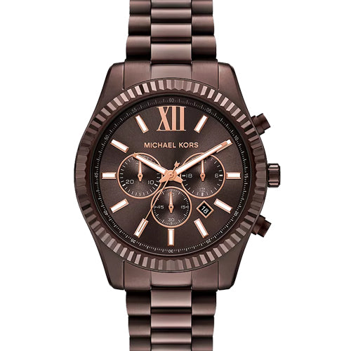 Michael Kors Oversized Lexington Brown Dial Men 44mm MK9224