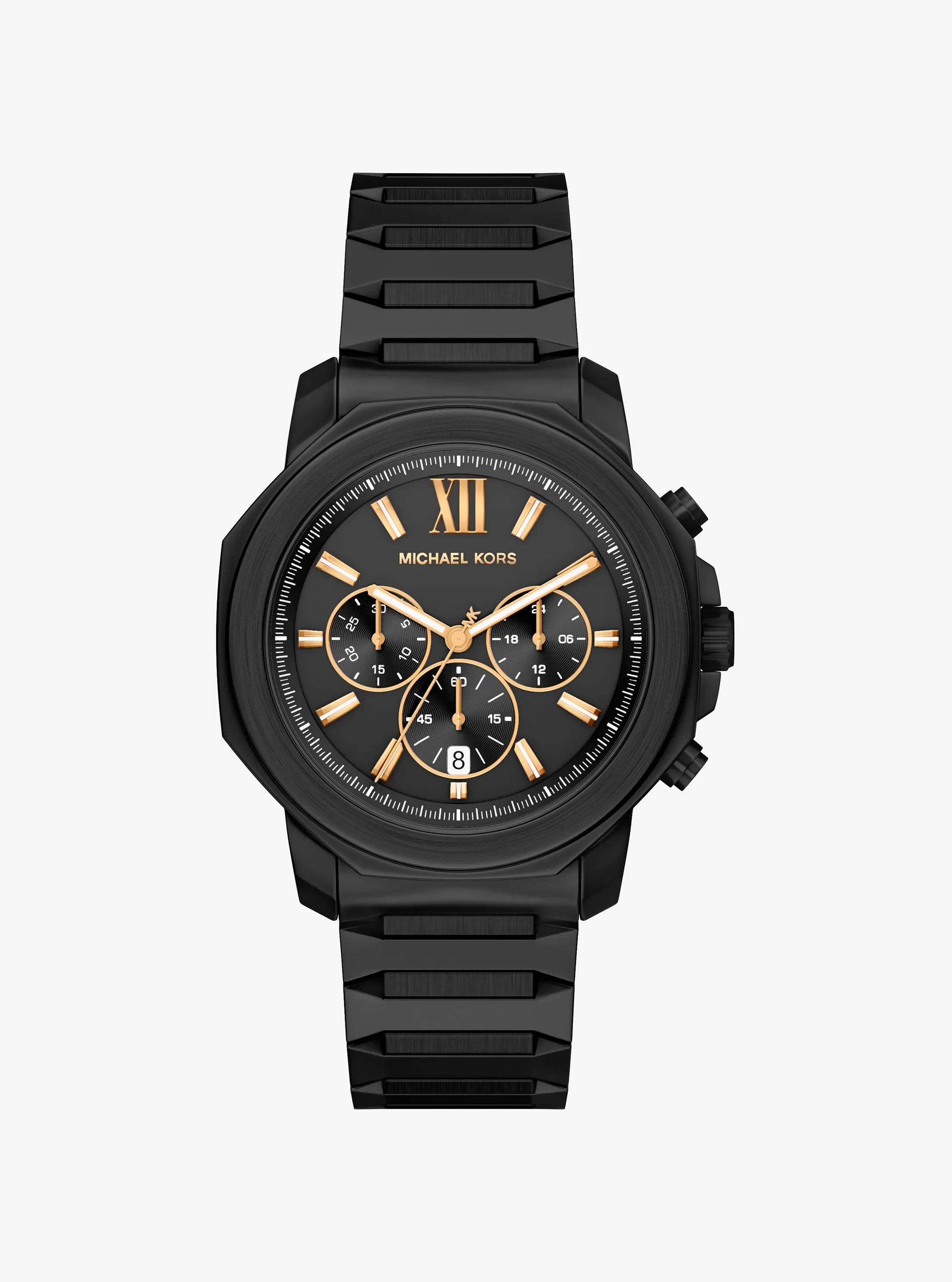 Michael Kors Prescott Black Dial Men Quartz 44mm MK9252