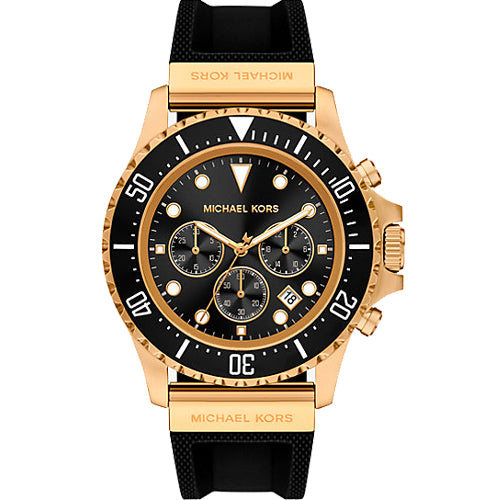 Michael Kors Oversized Everest Black Dial Men 45mm MKO1162
