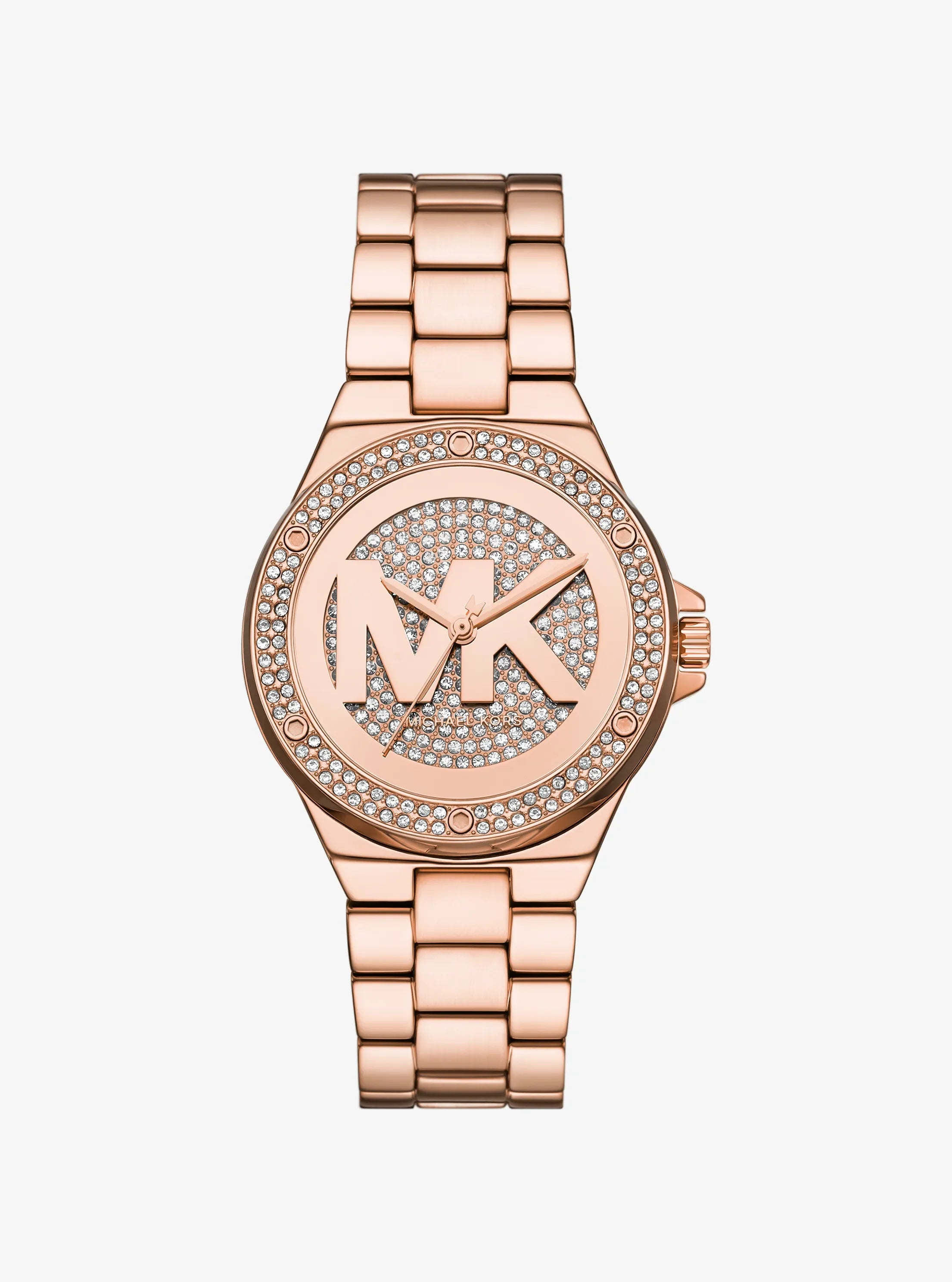 Michael Kors Lennox Rose Gold Dial Women Quartz 37mm MKO1221