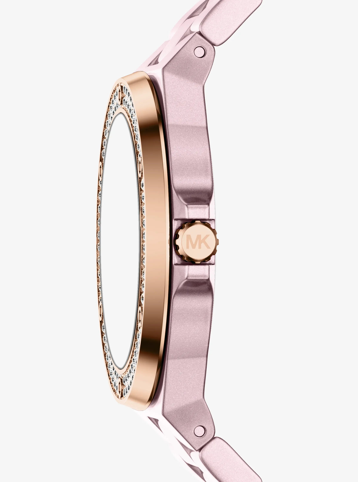 Michael Kors Mini Lennox Pink Dial 33mm Watch | Zimson