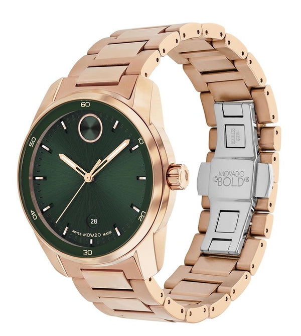 Bold Verso Date Green Dial