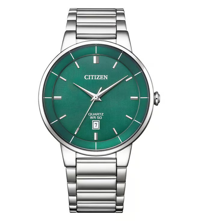 Citizen Quartz Green Dial Quartz Men 40mm BI5120-51X
