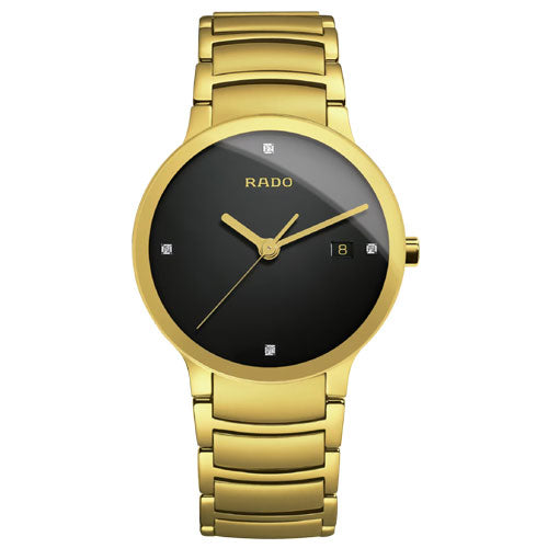Rado Centrix Black Dial Unisex 38mm