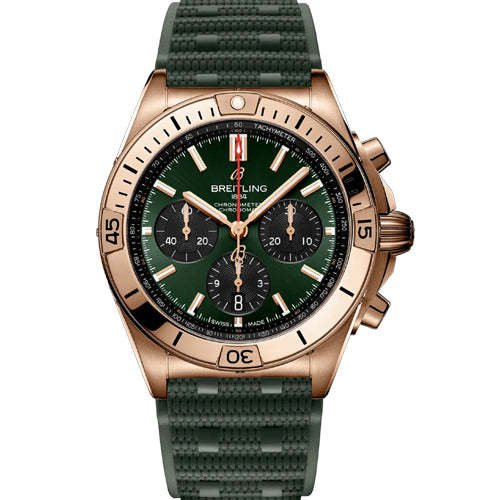 Breitling Chronomat B01 42 Green Dial Men 42mm RB0134101L1S1