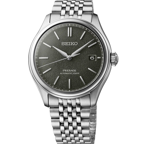 Seiko Presage Classic Series Sensaicha Grey Green Dial Men 40.2mm SPB465J1