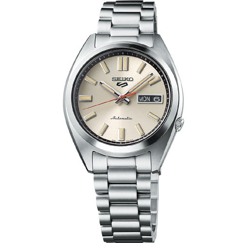 Seiko 5 Sports Beige Dial Men 37.4mm SRPK91K1 Zimson Watch Store