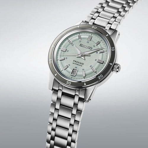 Seiko Presage Style 60's in Ice Green Dial Women 39.5mm SRPL71J1