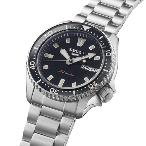 Seiko 5 Sports SKX Redux in Kuro Black Dial Men 42.5mm SRPL85K1