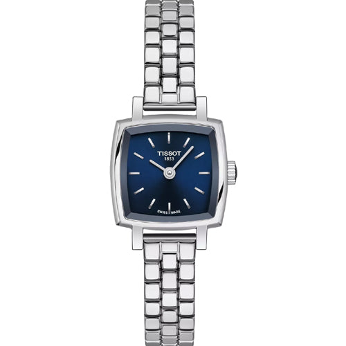 Tissot T-Classic Lovely Square Blue Dial Women 20mm T0581091104101