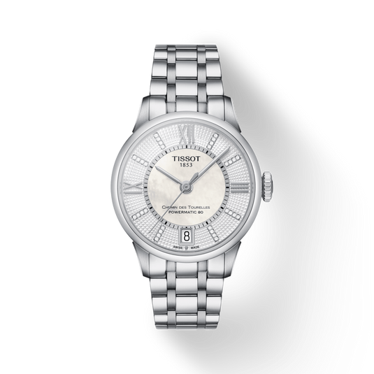 T-Classic Tissot Men White Mother-Of-Pearl