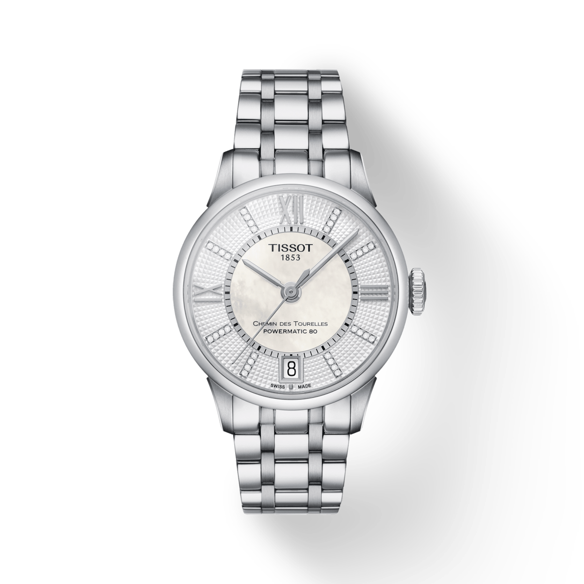 T-Classic Tissot Men White Mother-Of-Pearl