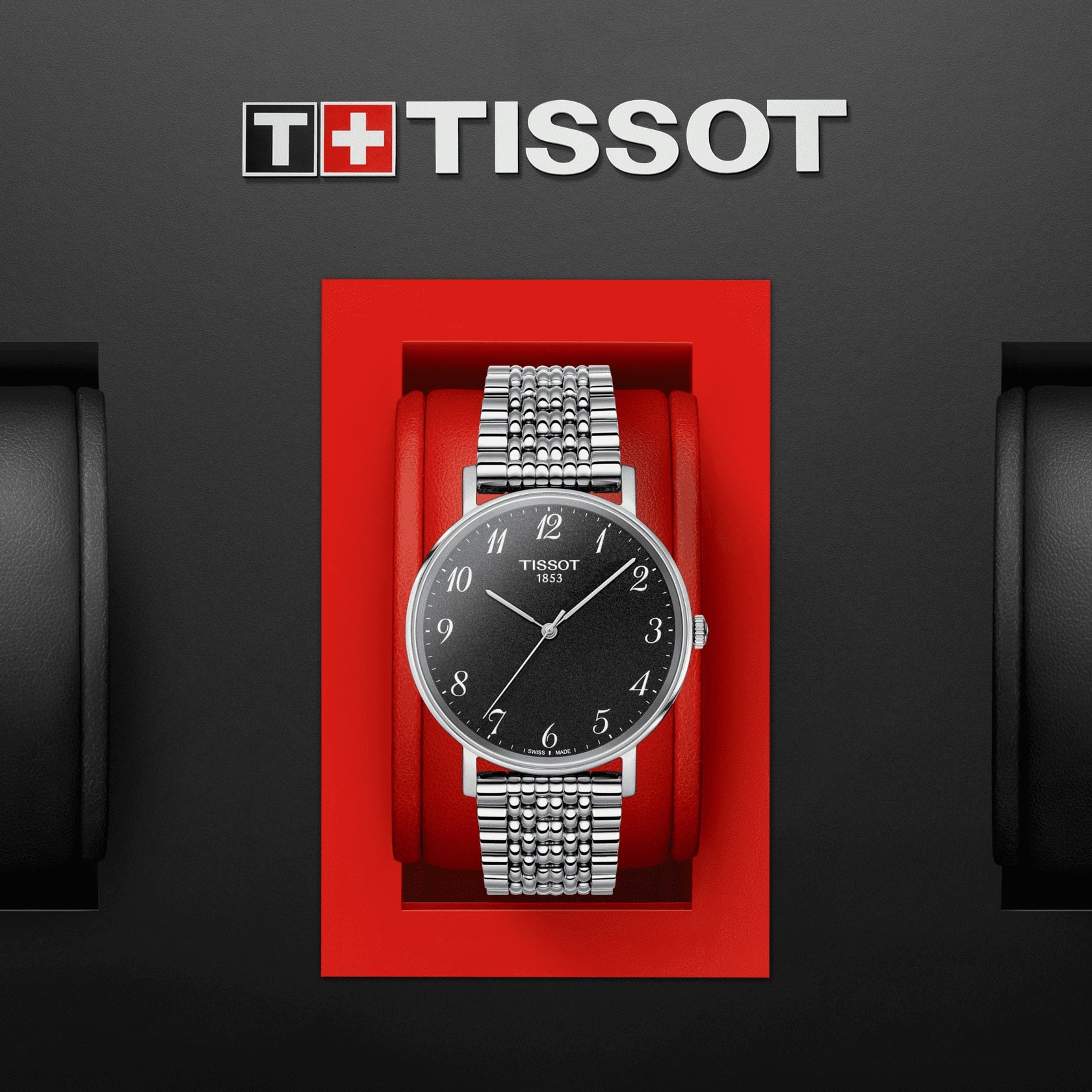 Tissot T-Classic Black Dial Men 38mm