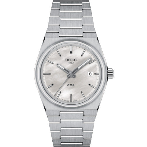 Tissot T-Classic White Mother-Of-Pearl Dial Unisex 35mm T1372101111100