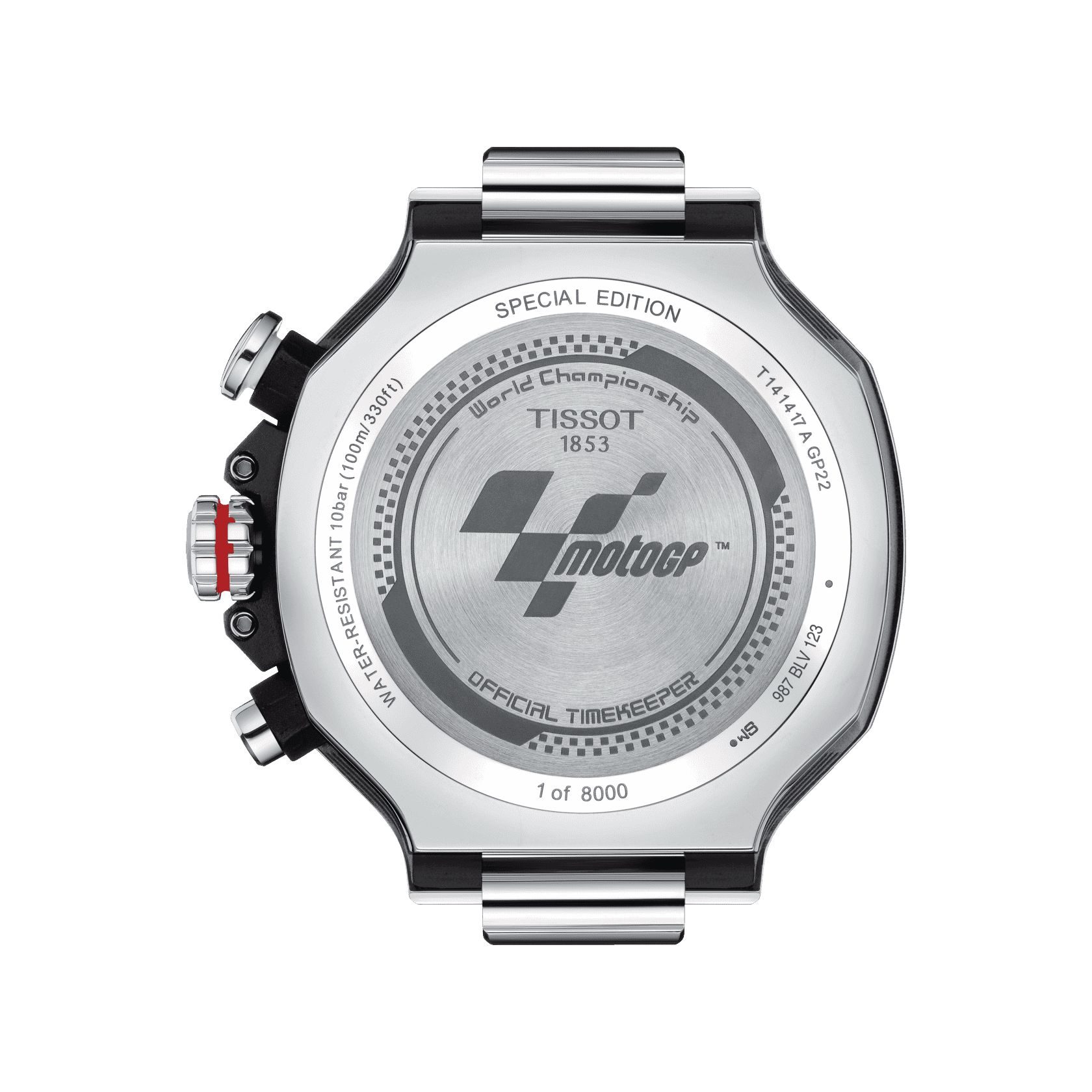  Tissot T-Race Men Special Collections T-Race Motogp Chronograph 2022 Limited Edition Quartz Superluminova Black