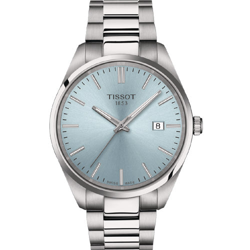 Tissot T-Classic Ice Blue Dial Men 40mm T1504101135100