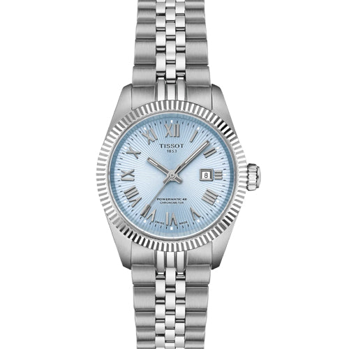 Tissot T-Classic Ballade COSC Ice Blue Dial Women 30mm T1562081135300