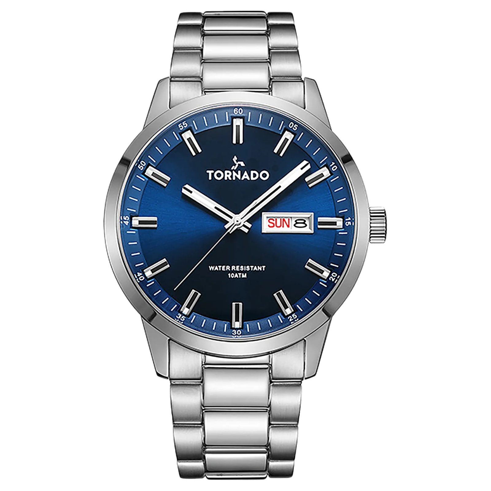 Tornado Spectra Blue Dial Quartz Men 43mm T23001-SBSN