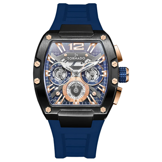 Tornado Xenith Blue Dial Quartz Men 43mm T23105-BSNNK