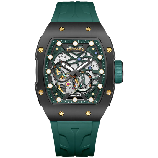 Tornado Xenith Green Dial Automatic Men 39mm T24302-BSHB