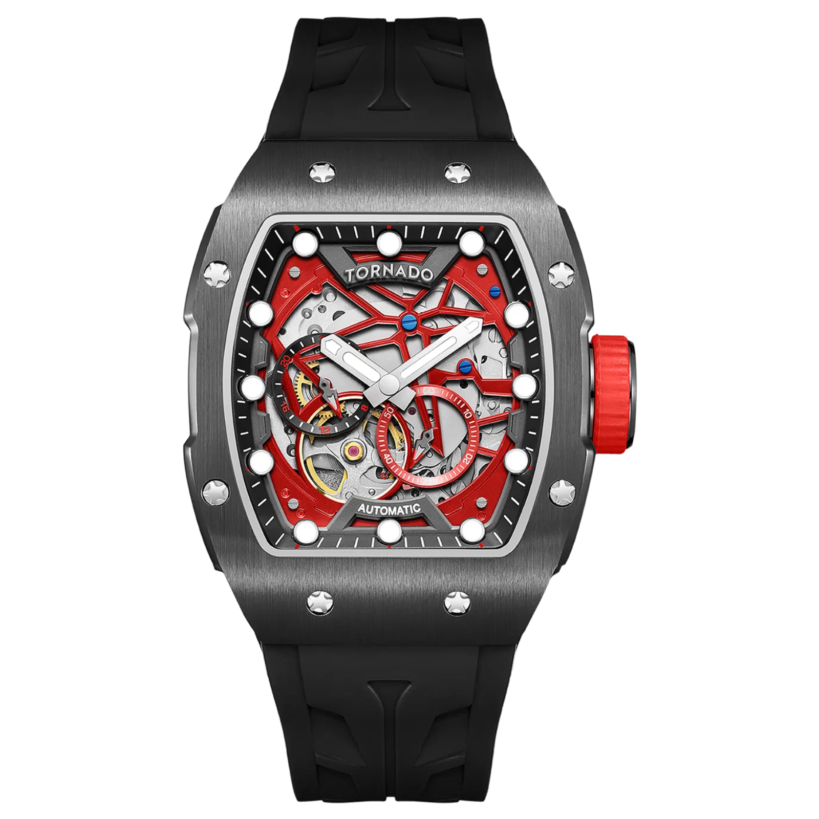 Tornado Xenith Red Dial Automatic Men 39mm T24302-XSBB