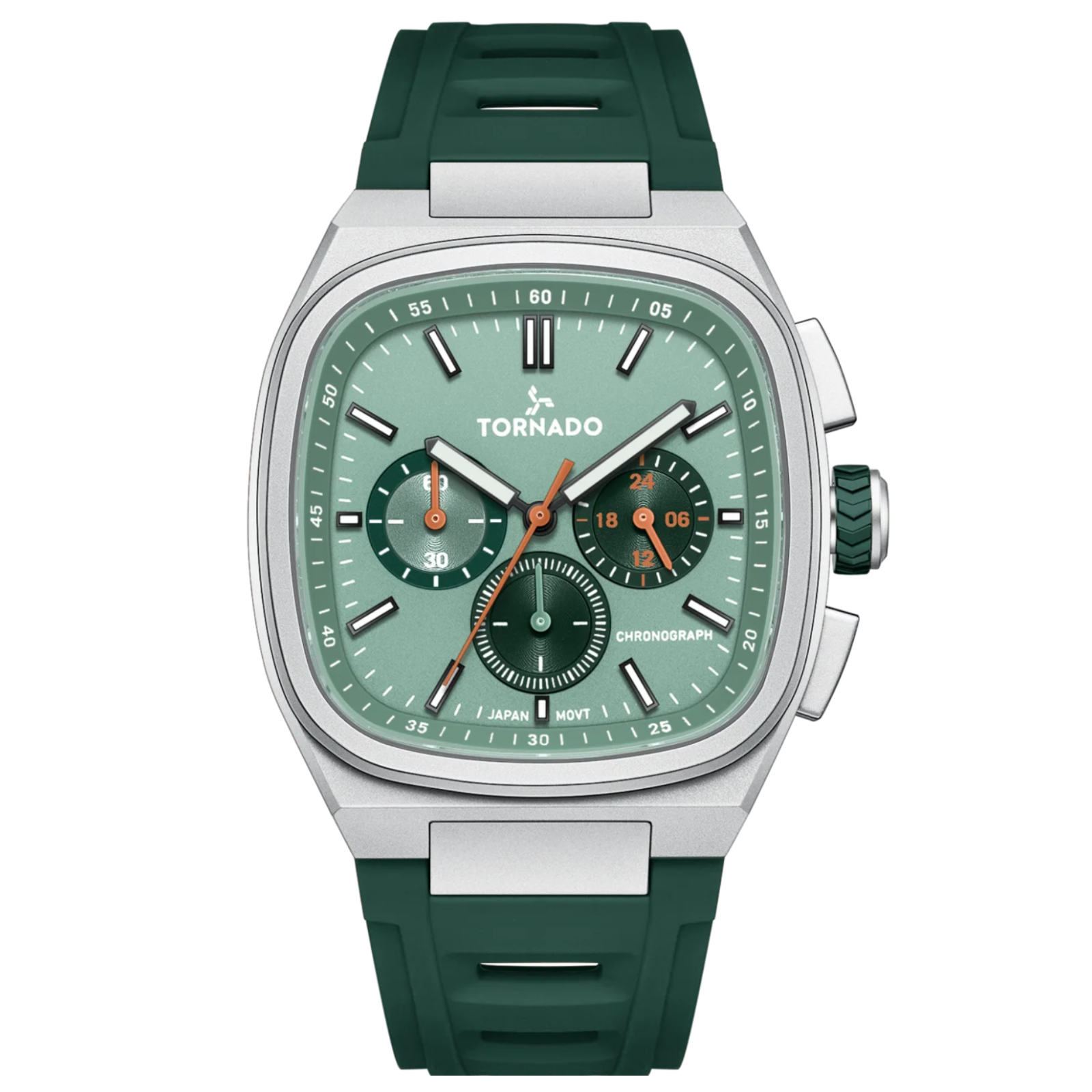 Tornado Aristocrate Green Dial Quartz Men 42mm T26102-SRGG