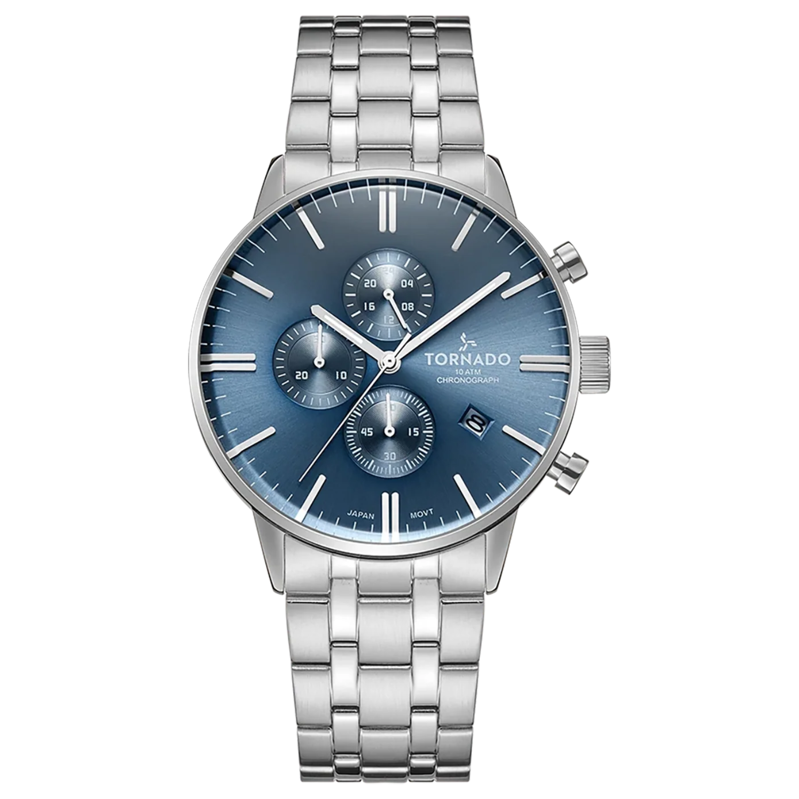 Tornado Celestia Blue Dial Quartz Men 43mm T6102-SBSL