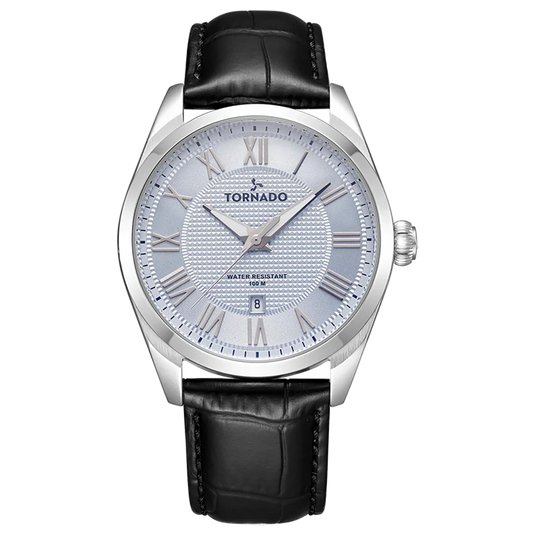 Tornado Celestia Blue Dial Quartz Men 42mm T8007-SLBL