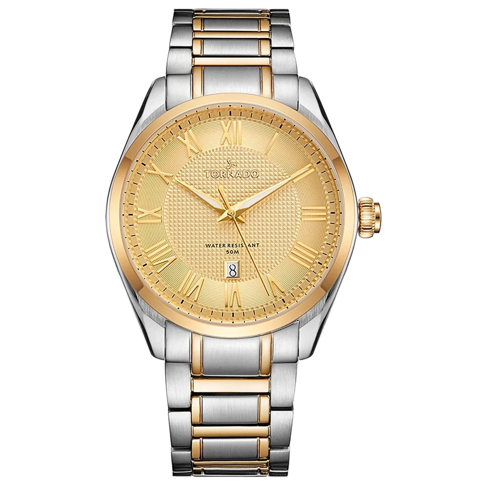 Tornado Celestia Beige Dial Quartz Men 42mm T8007-TBTC