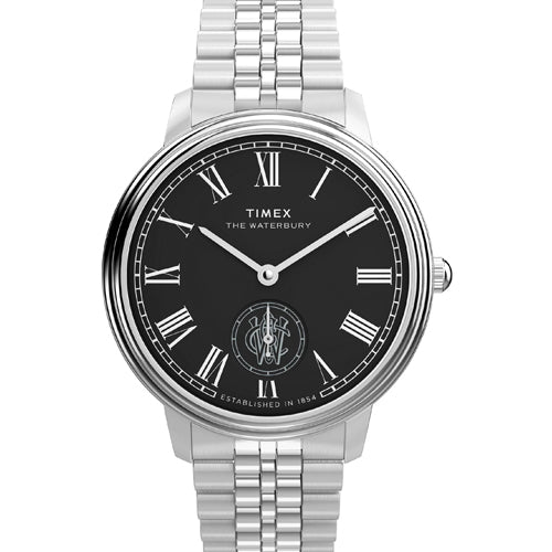 Timex Waterbury Black Round Dial Analog Men's Watch 39mm TW2Y23300UJ