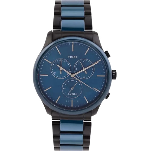 Timex Men Blue Round Dial Analog Watch 43mm TWEG21703