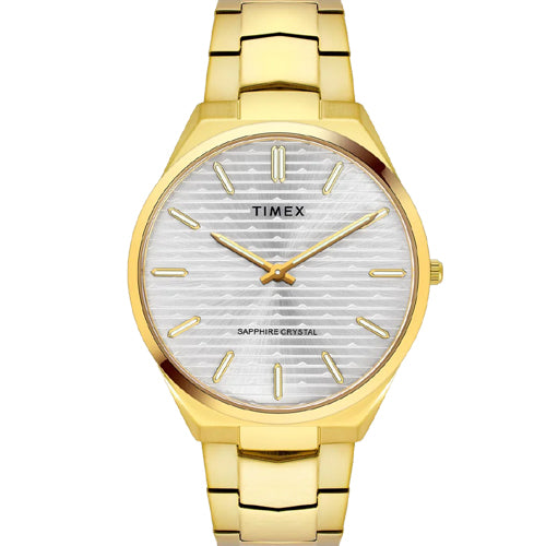 Timex Men Silver Round Dial Analog Watch 41mm TWEG25801