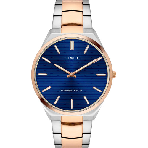 Timex Men Blue Round Dial Analog Watch 41mm TWEG25802