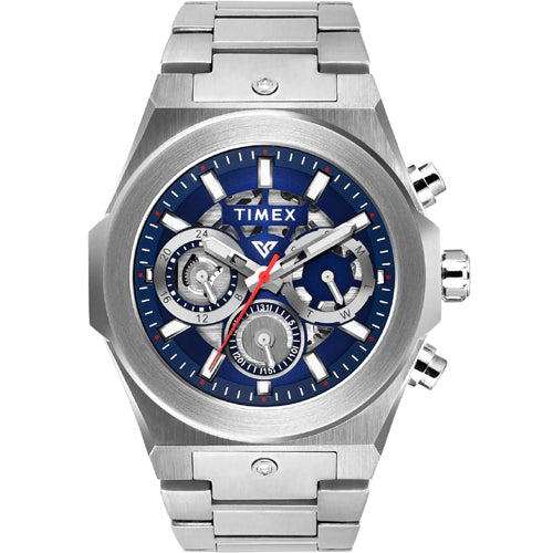 Timex Vector Men Blue Round Dial Analog Watch 47.15mm TWEG26100