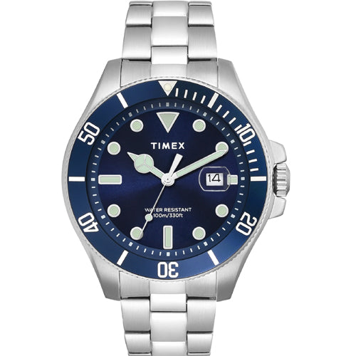 Timex Trend Blue Round Dial Analog Men's Watch 43mm TWEG27000