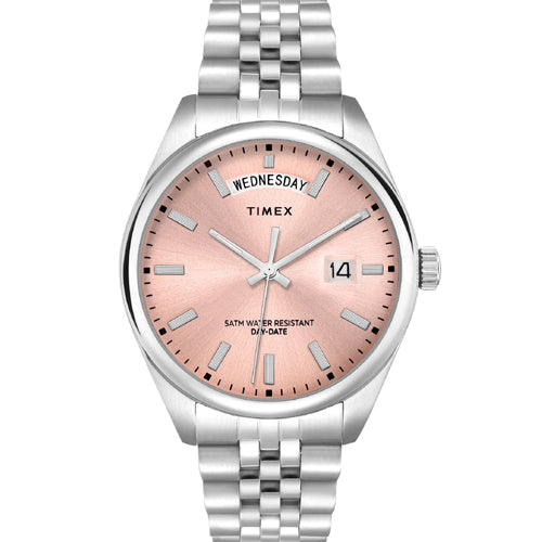 Timex Trend Pink Round Dial Analog Men's Watch 41mm TWEG27101