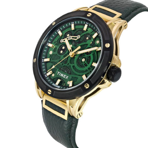 Timex Fashion Green Round Dial Analog Men's Watch 47.07mm TWEG27800