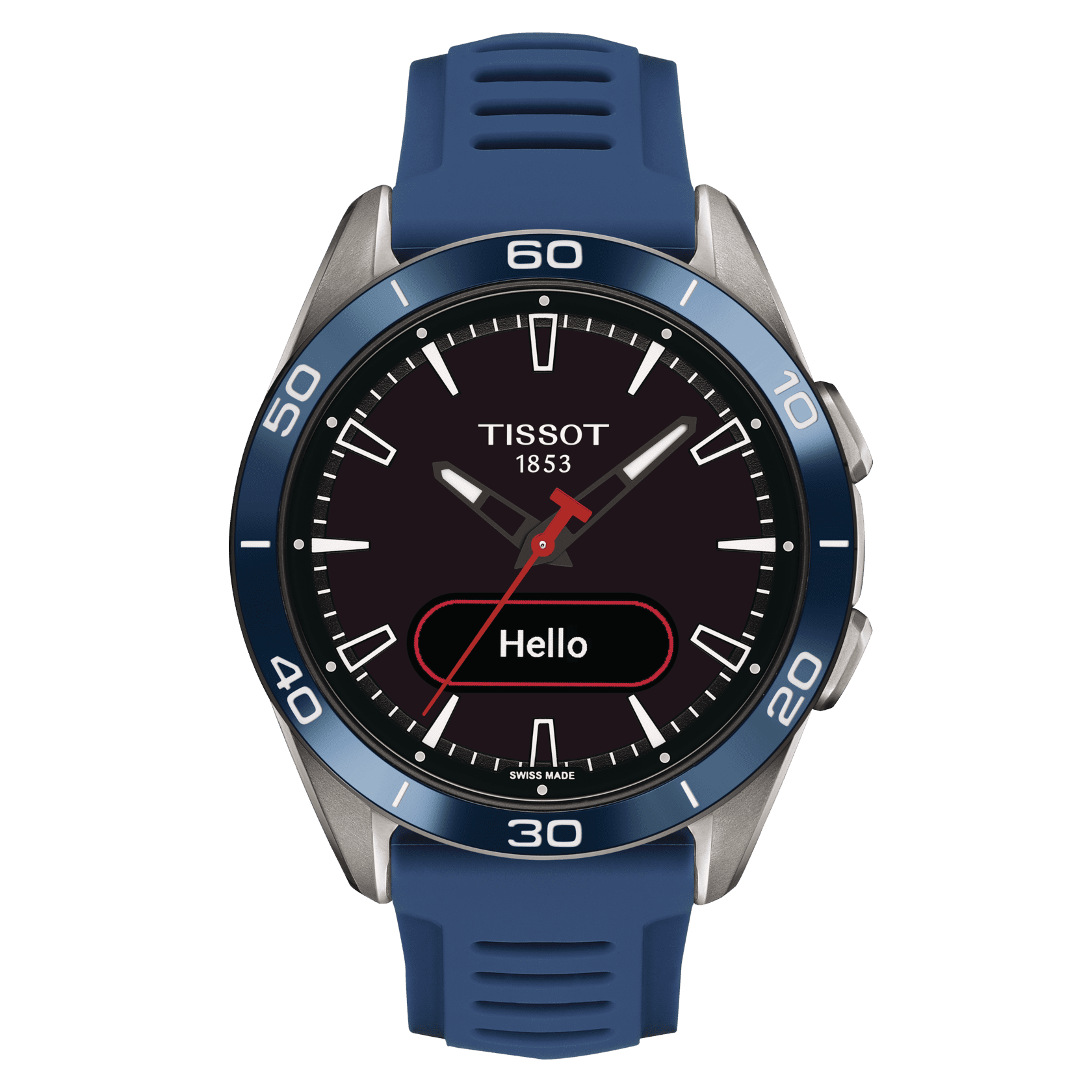 Tissot T-Touch Connect Sport Black Dial Men 43.75mm