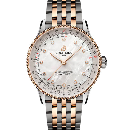 Breitling Navitimer Automatic 36 Mother-Of-Pearl Dial Women 36mm U17327211A1U