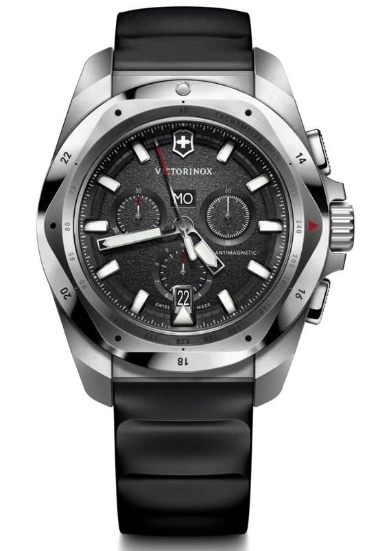 Victorinox I.N.O.X. Chrono Black Dial Quartz Men 43mm 241983