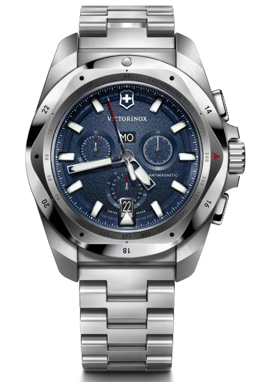 Victorinox I.N.O.X. Chrono Blue Dial Quartz Men 43mm 241985