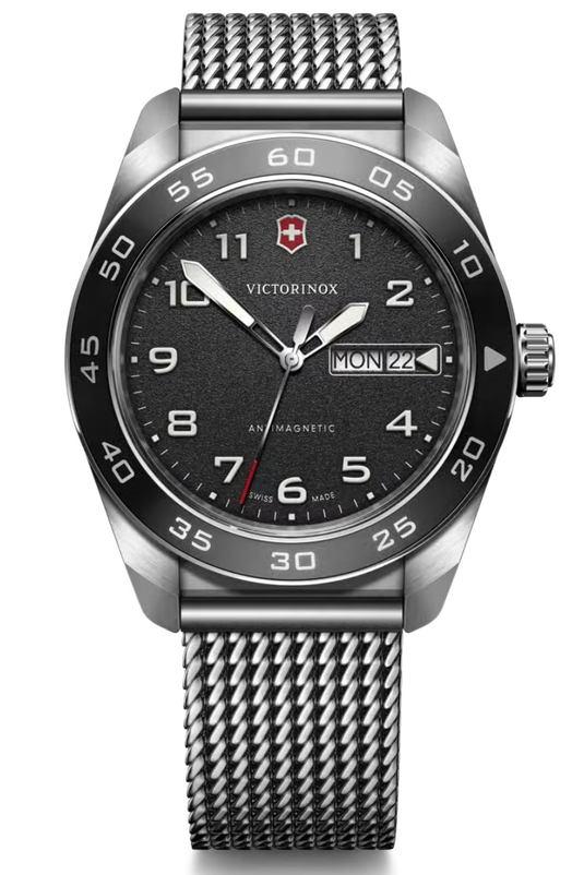 Victorinox Swiss Army Black Dial Quartz Men 42mm 242043