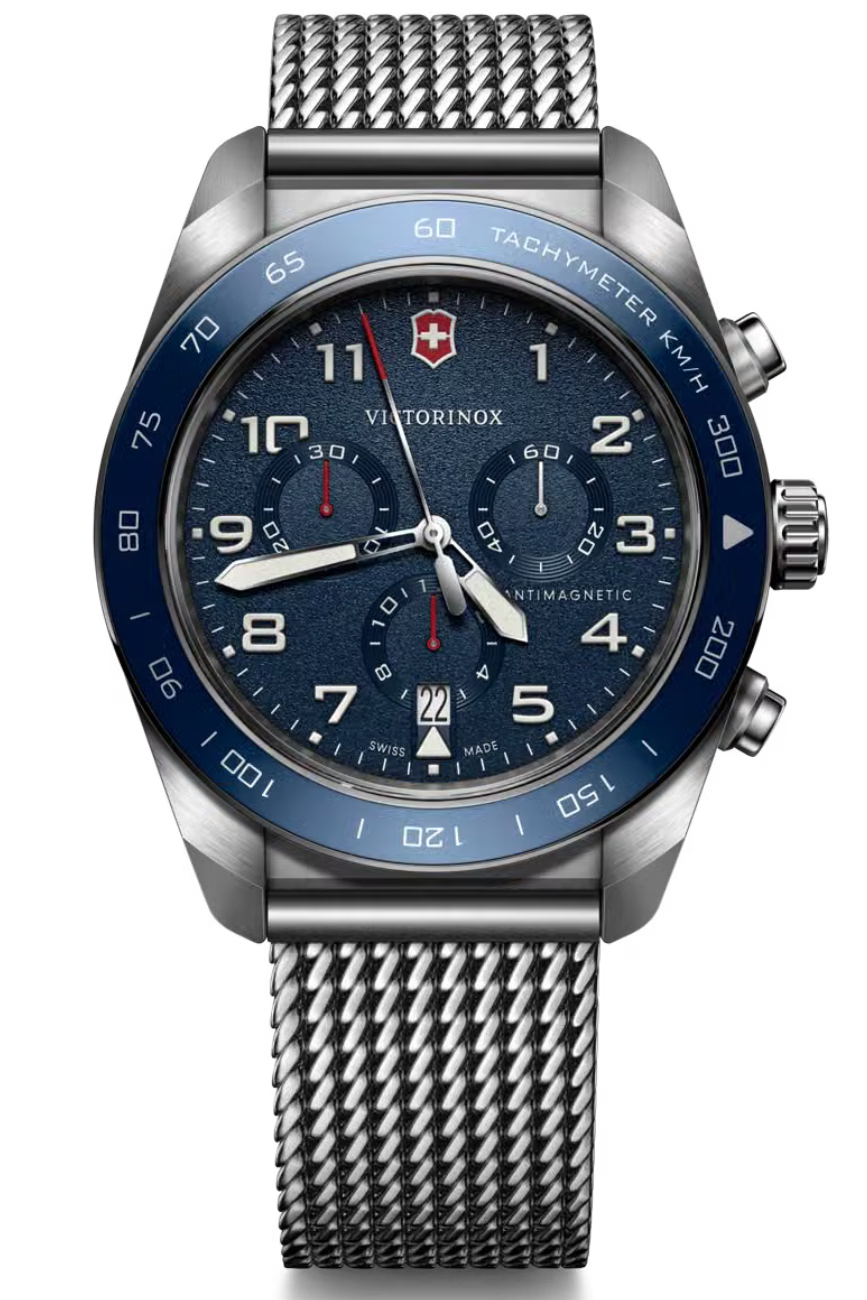 Victorinox Swiss Army Chronograph Black Dial Quartz Men 42mm 242049