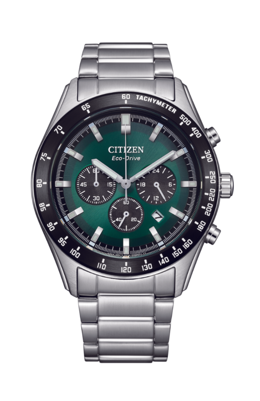 Citizen Quartz Green Dial Quartz Men 43mm CA4674-58X