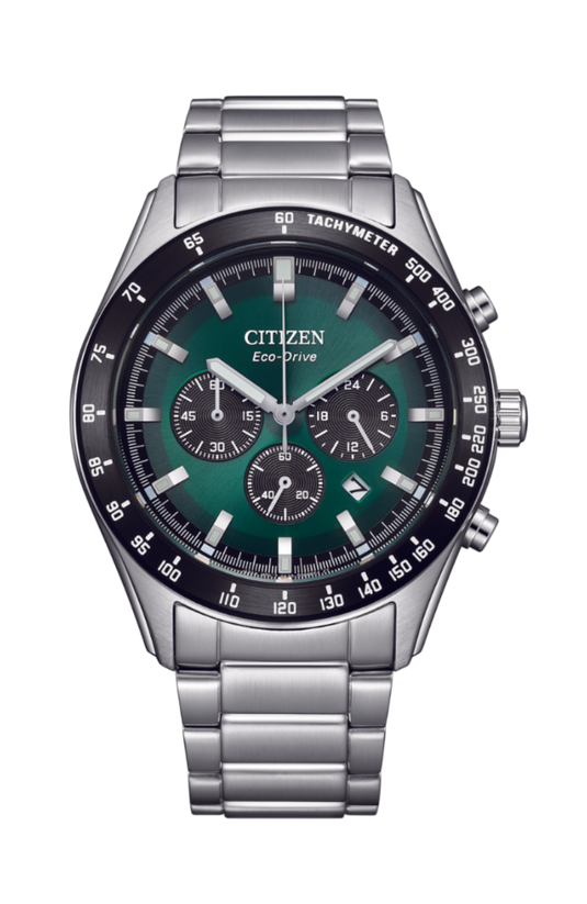 Citizen Quartz Green Dial Quartz Men 43mm CA4674-58X