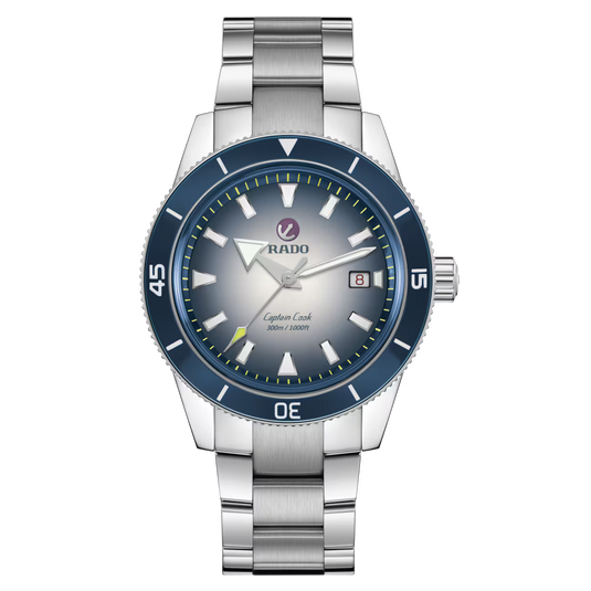 Rado Captain Cook Automatic Blue White Dial Men 42mm