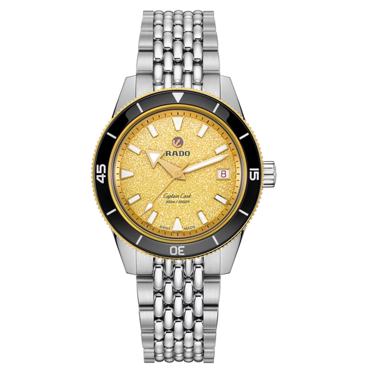Rado Captain Cook Automatic Bronze Golden Dial Men's Watch 42mm