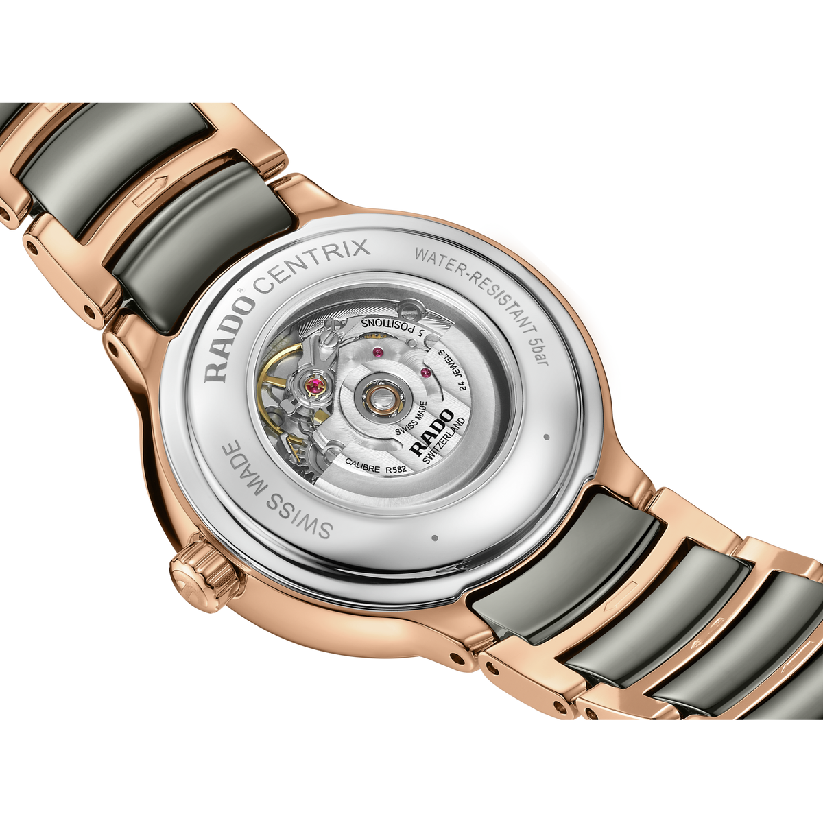 Centrix Jlabels Rado Centrix White Dial Women 30.5mm