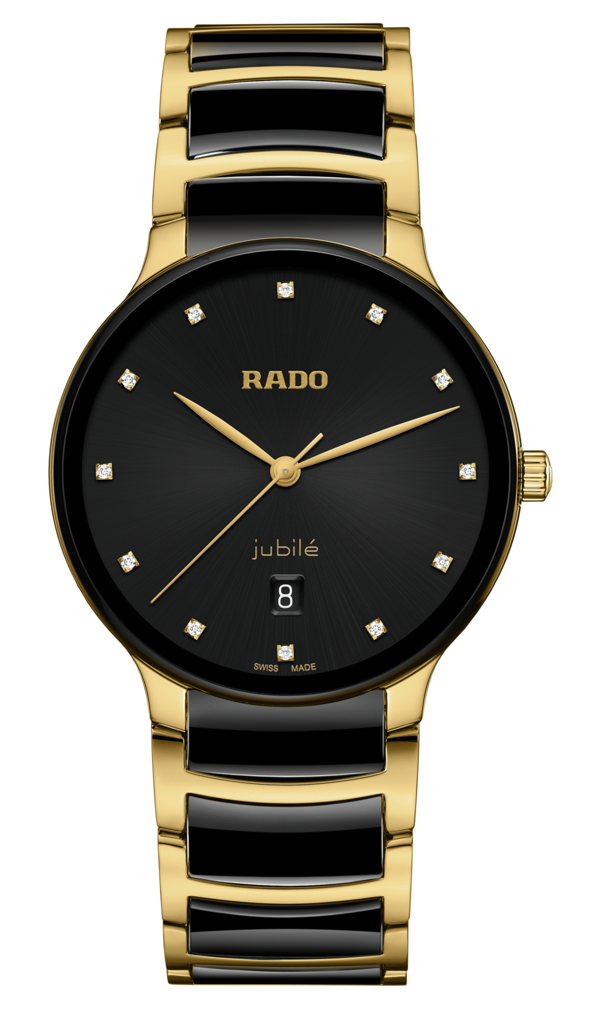 Rado Centrix Black Dial Unisex 39.5mm