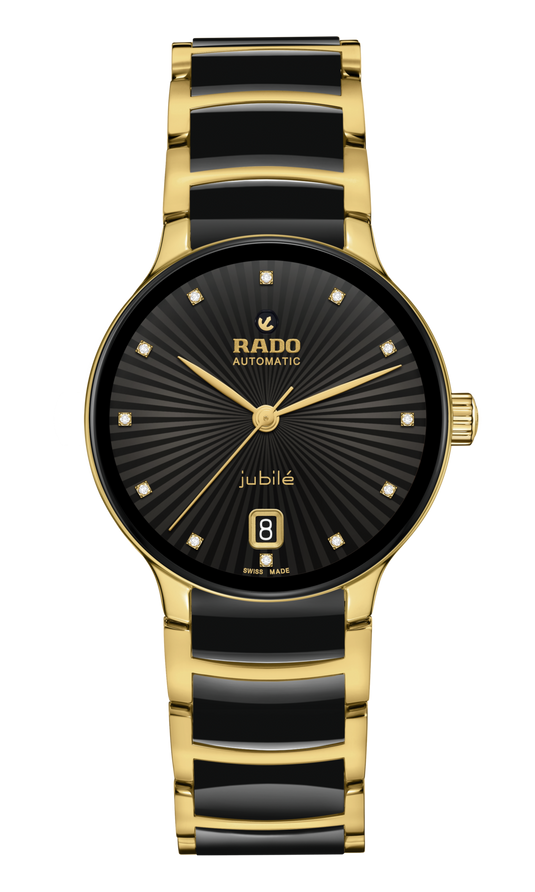 Rado Centrix Automatic Diamonds Black Dial Women 35MM